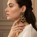  Meenakari Floral Drop Earring