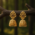 Micro Forming Antique Gold Jhumka