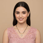 Micro Gold-Plated CZ Mangalsutra