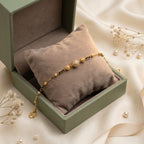 Micro Gold Forming Bead Bracelet