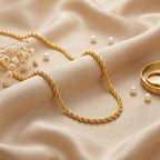 Micro Gold Forming Rope Gold Chain