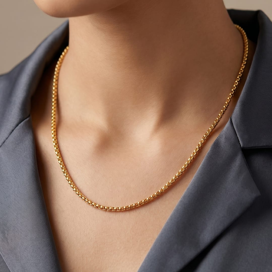 Micro Gold Forming box Chain