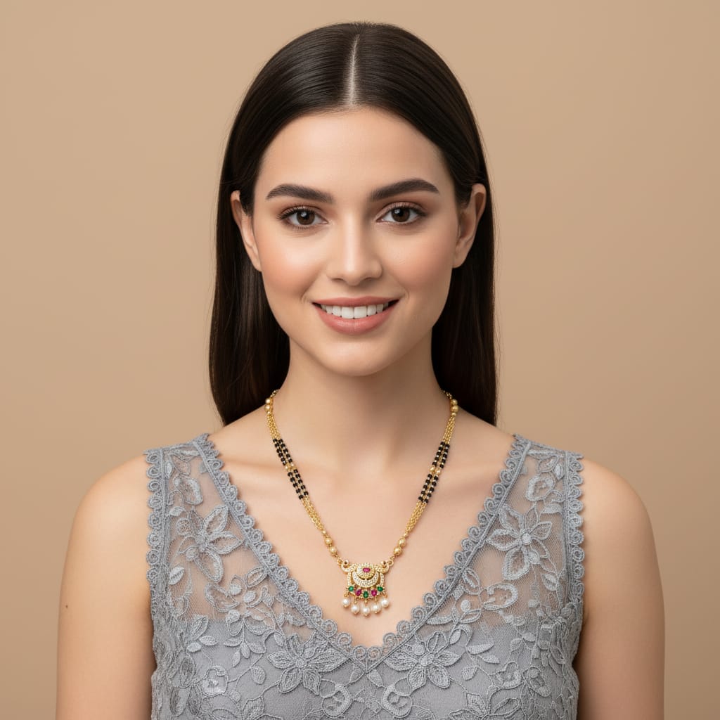 Micro Gold Plated  Mangal sutra