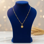 Micro Gold Plated Pendant with Chain