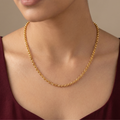 Micro Gold Plated Rolo Chain