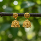 Micro Gold Plated Jhumka Earrings