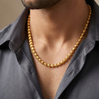 Micro Gold Plated Twisted Rope Chain