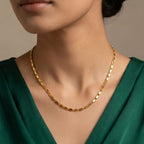 Micro Gold Plated Valentino Chain