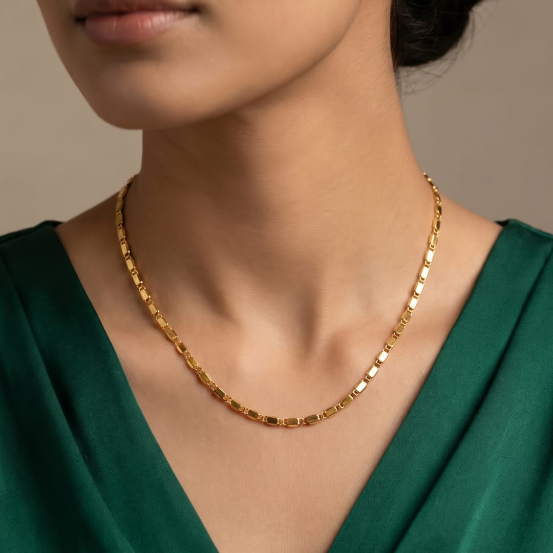 Micro Gold Plated Valentino Chain