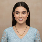  Micro Gold Plated vati Mangalsutra 
