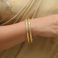 One Gram Gold Checks Bangles