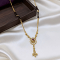 One Gram Gold Mangalsutra with Ruby Stone