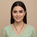 One Gram Gold Plated mangalsutraa