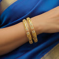 One Gram Gold cz stone Bangles Set