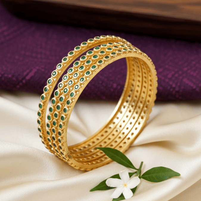 One Gram Gold pancholam  Bangles