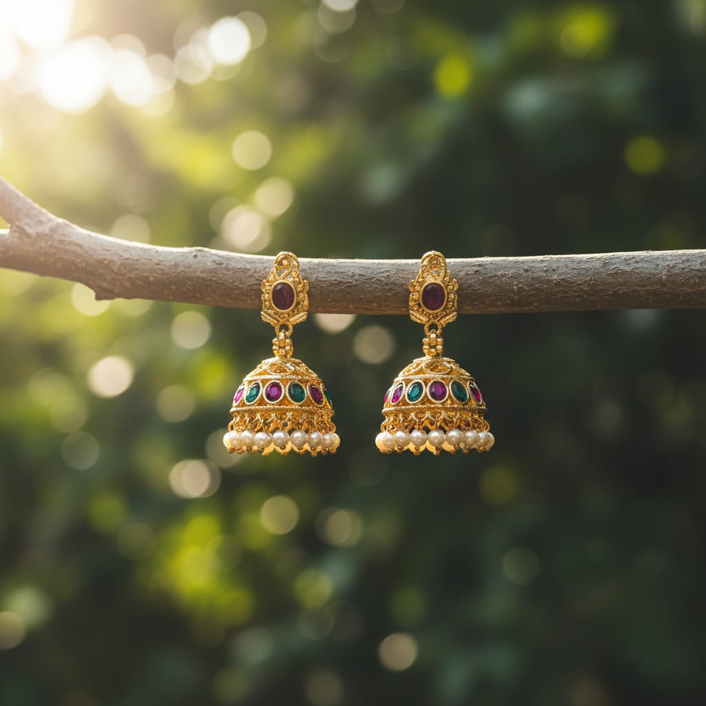 Premium Micro Forming Jhumka Designs