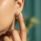 Rewa Filigree Diamond Drop Earrings