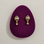 Rewa Filigree Diamond Drop Earrings