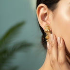 Rajwadi Taar Yoke Earrings
