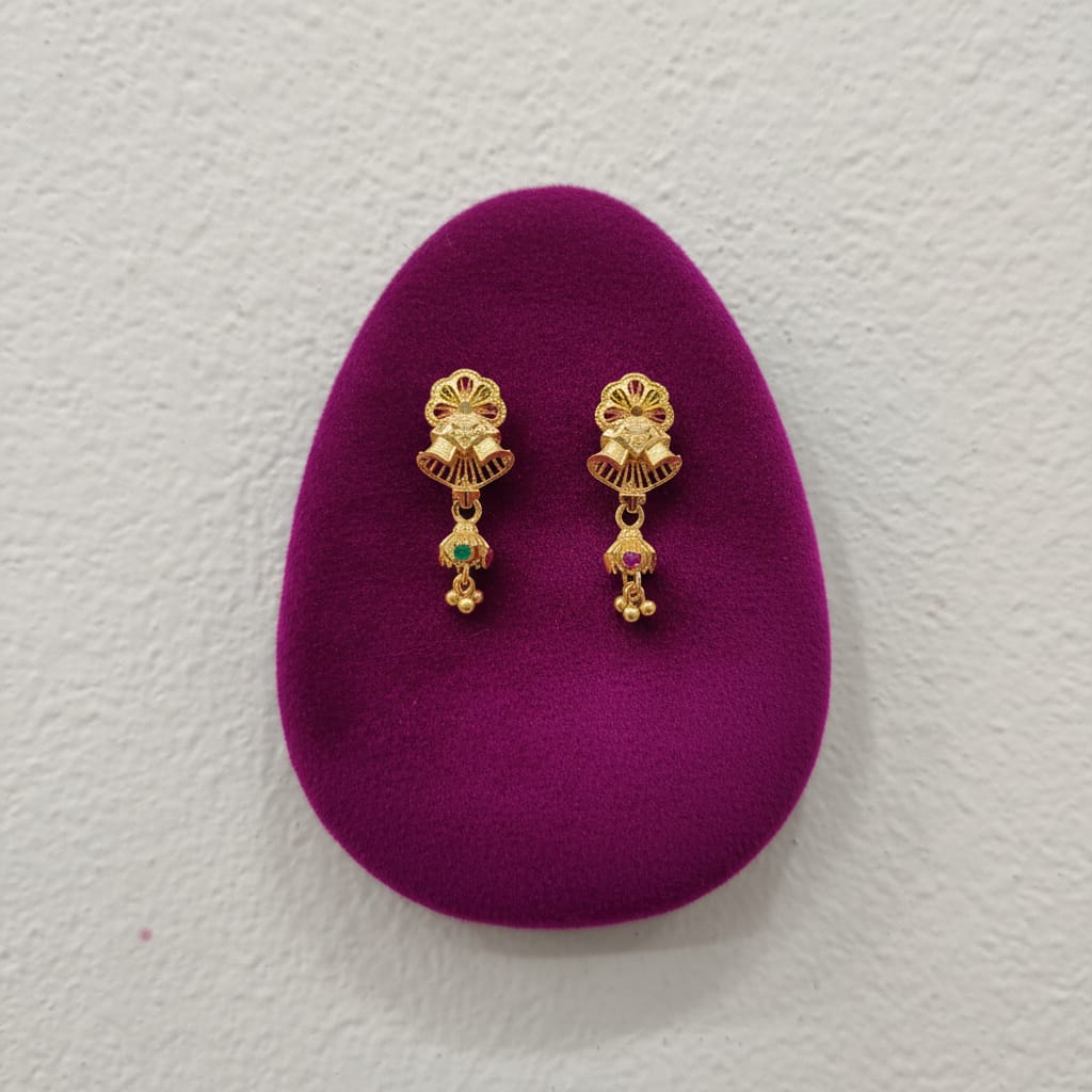 Rajwadi Taar Yoke Earrings