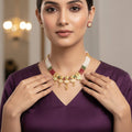 Rajwadi Necklace Set with Studs