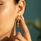 Rajwadi Taar Yoke Earrings