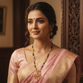 Temple Floral Mangalsutra Chain Pendant