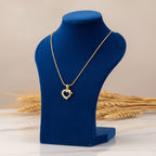 Title
CZ Dolphin Heart Pendant Gold Chain
