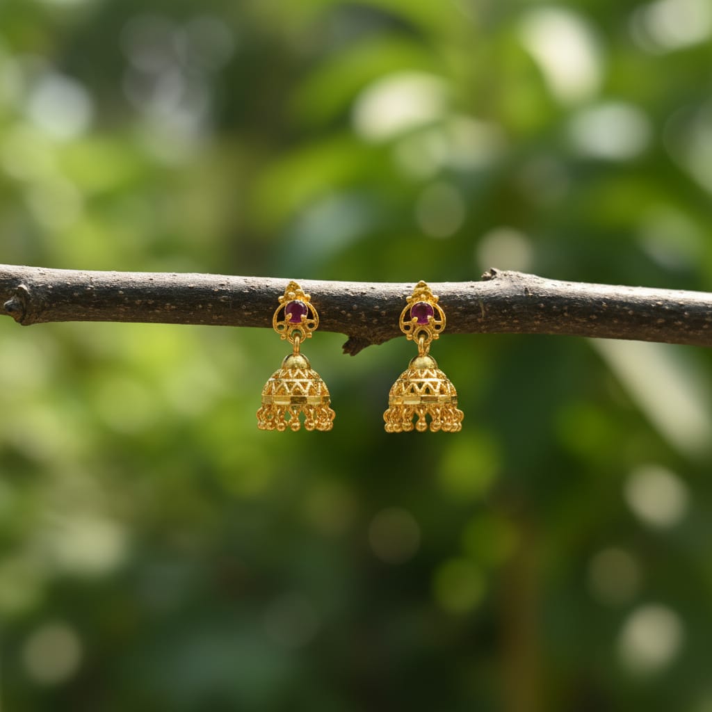Traditional Micro Gold Plated Jhumka