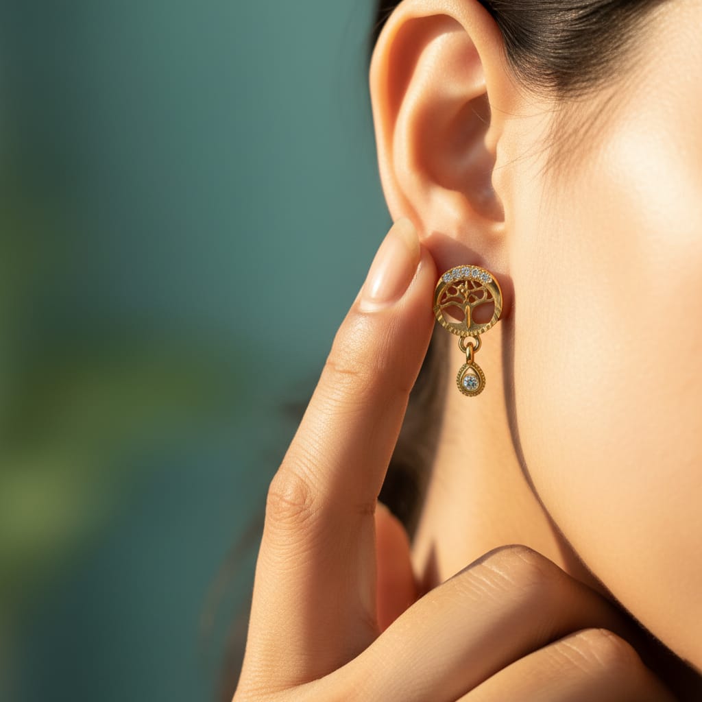 Tree of Life Drop Earrings