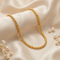 Twisted Wheat Micro Gold Chain