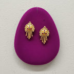 Khushbu Meenakari Tassel Stud Earrings
