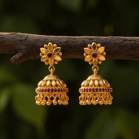 Premium Micro Gold Plated Jhumka