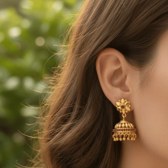 Premium Micro Gold Plated Jhumka