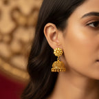 Micro Gold Plated Jhumka Earring