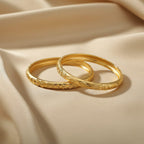 1 Gram Gold Floral Motif Bangles