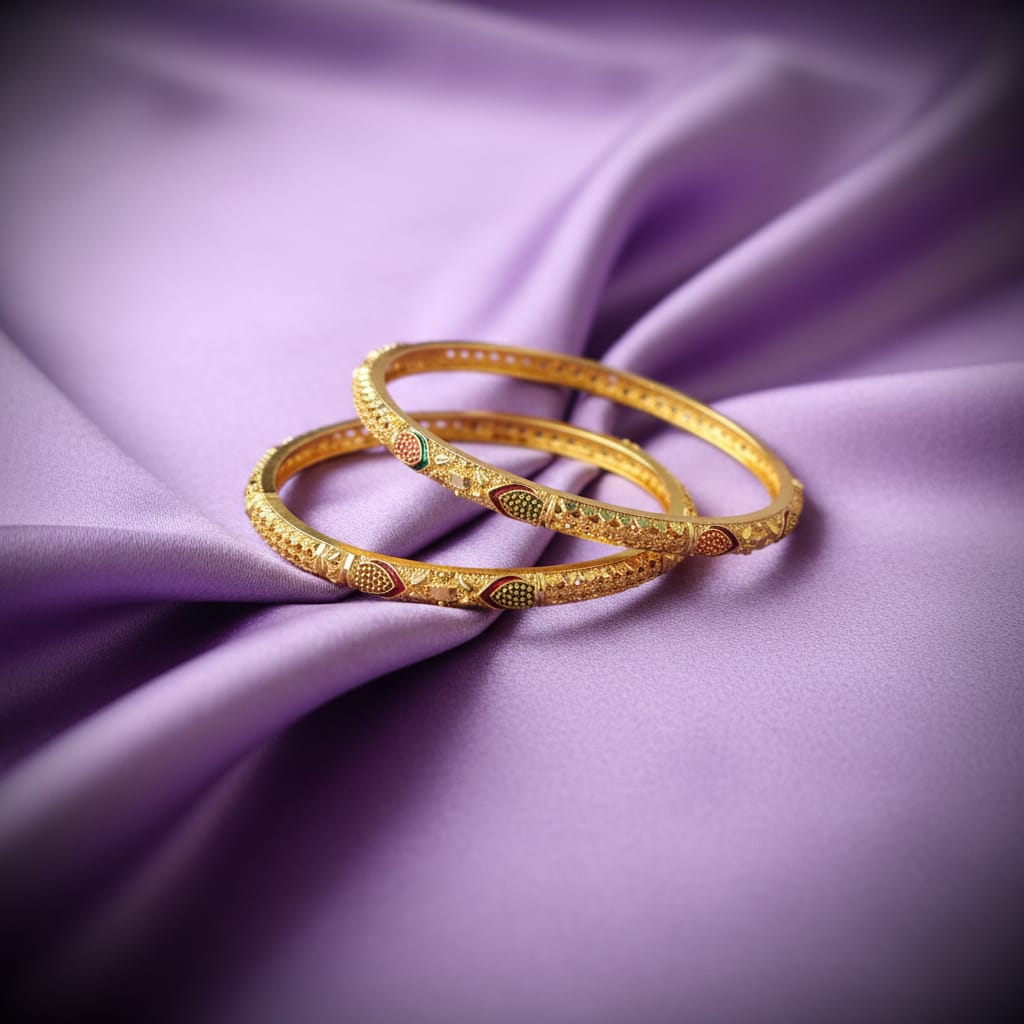 One Gram Gold Bangles Set